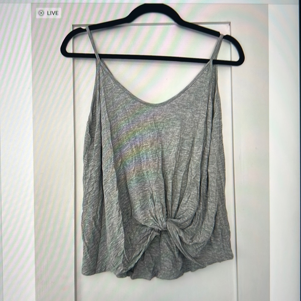 Mahina grey tank top